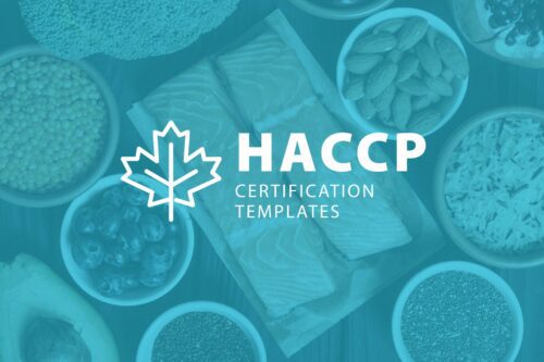 HACCP certification template image